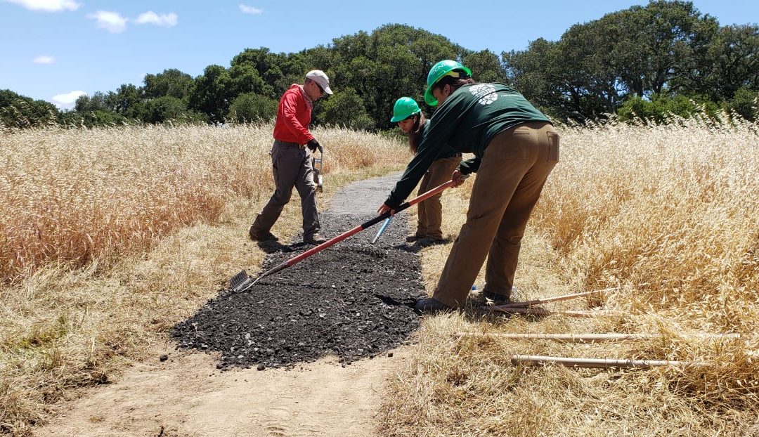 Helen Putnam trail work